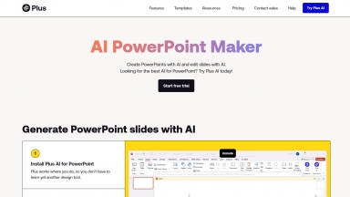 Plus AI PowerPoint maker