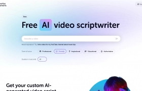 Free AI video scriptwriter gallery image