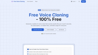 Free Voice Cloning