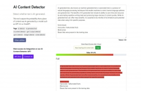 Sapling AI Content Detector gallery image