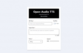 OpenAudio TTS gallery image