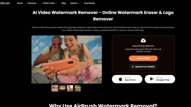AirBrush AI Video Watermark Remover