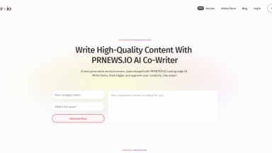 PRNEWS.IO AI Co-Writer