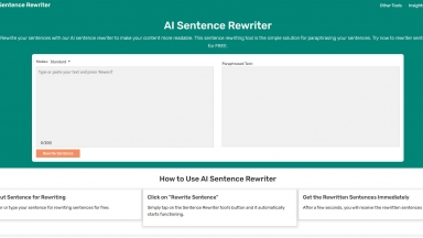 AI Sentence Rewriter