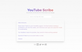 YouTube Scribe gallery image