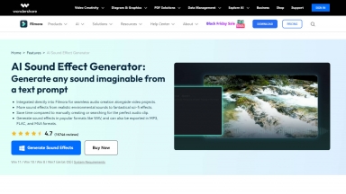 Filmora's AI Sound Effect Generator