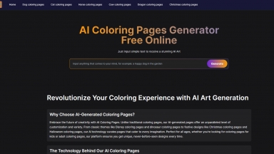 AI Coloring Pages Generator