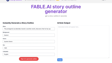 AI Novel Outline Generator