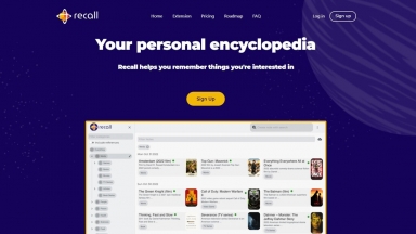 Recall Browser Extension