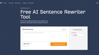 Ahrefs AI Sentence Rewriter Tool