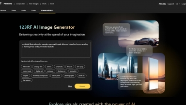 123RF AI Image Generator