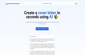 AI Cover Letter Generator gallery image