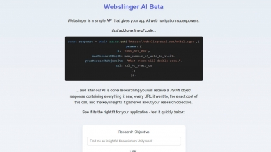 Webslinger AI