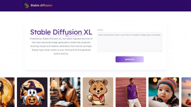 StableDiffusion XL Playground