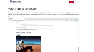 Web Stable Diffusion