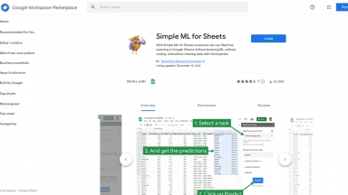 Simple ML for Sheets