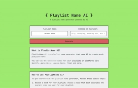 PlaylistName AI gallery image