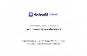 Horizon AI Template gallery image
