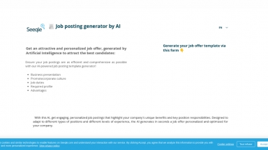 Job posting generator by AI