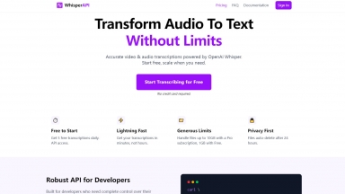 Whisper API