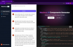 Maximus AI Components Generator gallery image