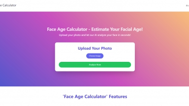 Face Age Calculator