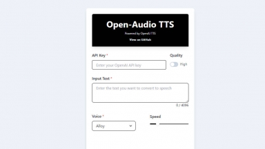 OpenAudio TTS