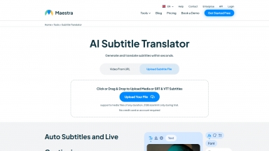 Maestra AI Subtitle Translator