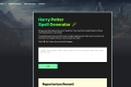 Harry Potter Spell Generator