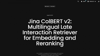 Jina ColBERT v2