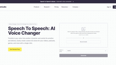 ElevenLabs Voice Changer