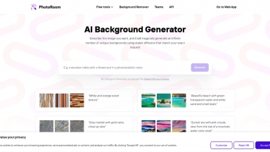 AI Background Generator by PhotoRoom