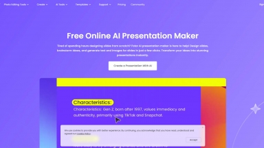 Fotor's AI Presentation Maker