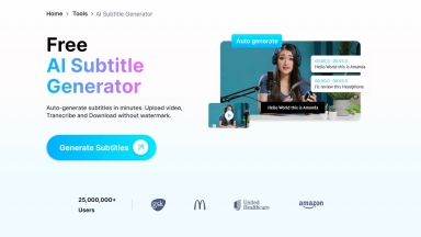 Vmaker AI Subtitle Generator