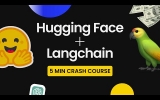 Hugging Face + Langchain in 5 mins  Access 200k+ FREE AI models for your AI apps