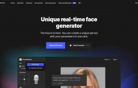 Face-generator gallery image