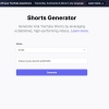 Shorts Generator ico