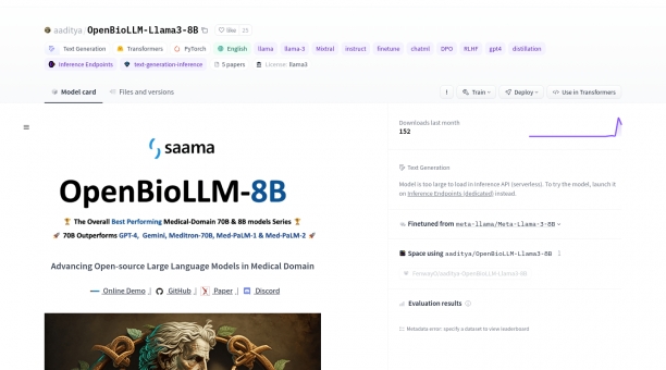 OpenBioLLM-Llama3-8B