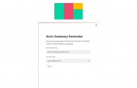 Arxiv Summary Generator gallery image
