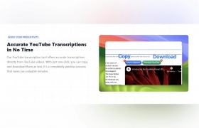 YouTube transcripts by Editby.ai gallery image