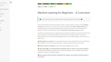 ML for Beginners
