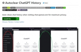 Autoclear ChatGPT History gallery image