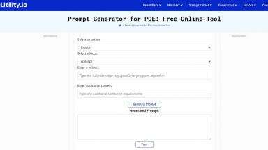 POE Prompt Generator