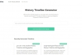 History Timeline Generator