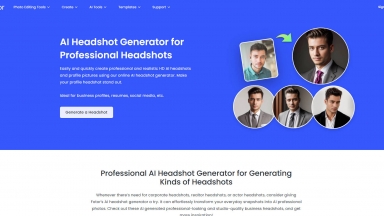 Fotor's AI Headshot Generator