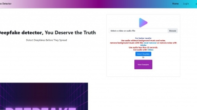 Deepfake detector