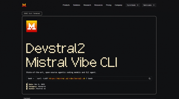 Mistral Vibe CLI