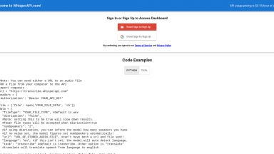 WhisperAPI
