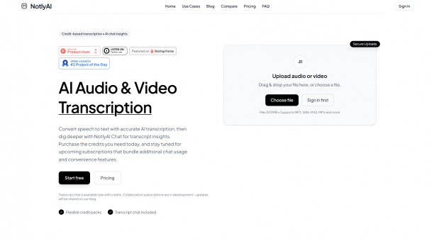 AI Audio & Video Transcription