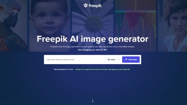 Freepik AI image generator